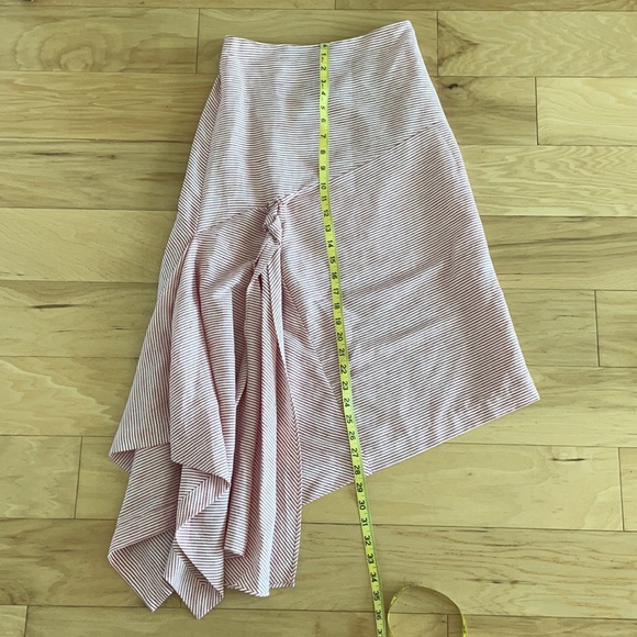 BCBG Linen asymmetrical skirt - Picture 6 of 7